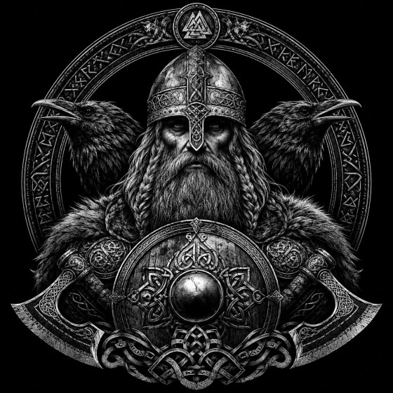 13 - Viking with crown and axe